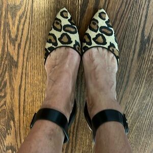 Sam Edelman Leopard print 3 1/2” heels